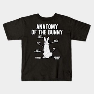 Anatomy Bunny Rabbit Kids T-Shirt